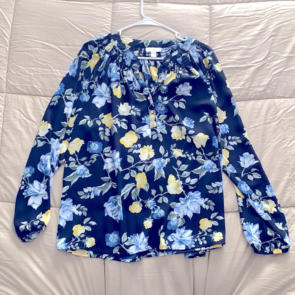 Flower multi blouse